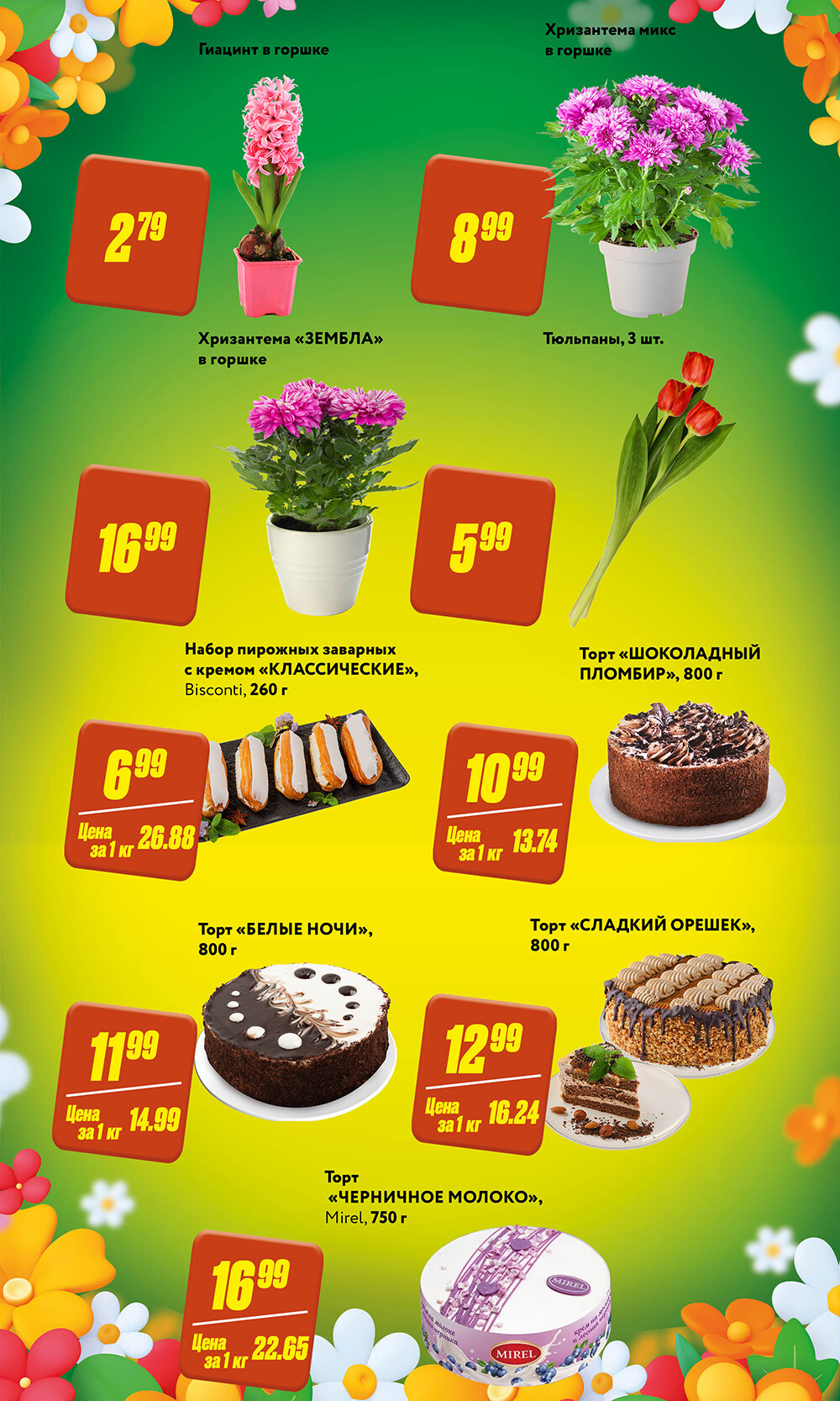 Акции и скидки в Грошике в марте 2024 года (с 6 по 9 марта)