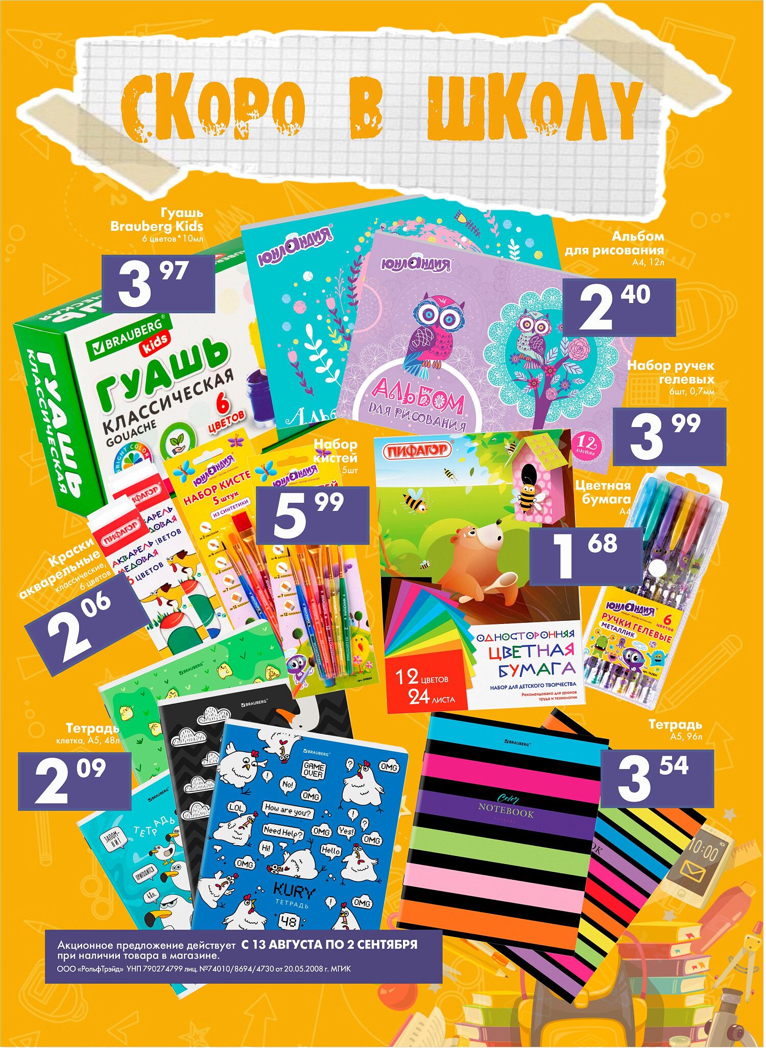 Акции и скидки в магазинах "Перекресток" в августе-сентябре 2025 года (с 13 августа по 2 сентября)