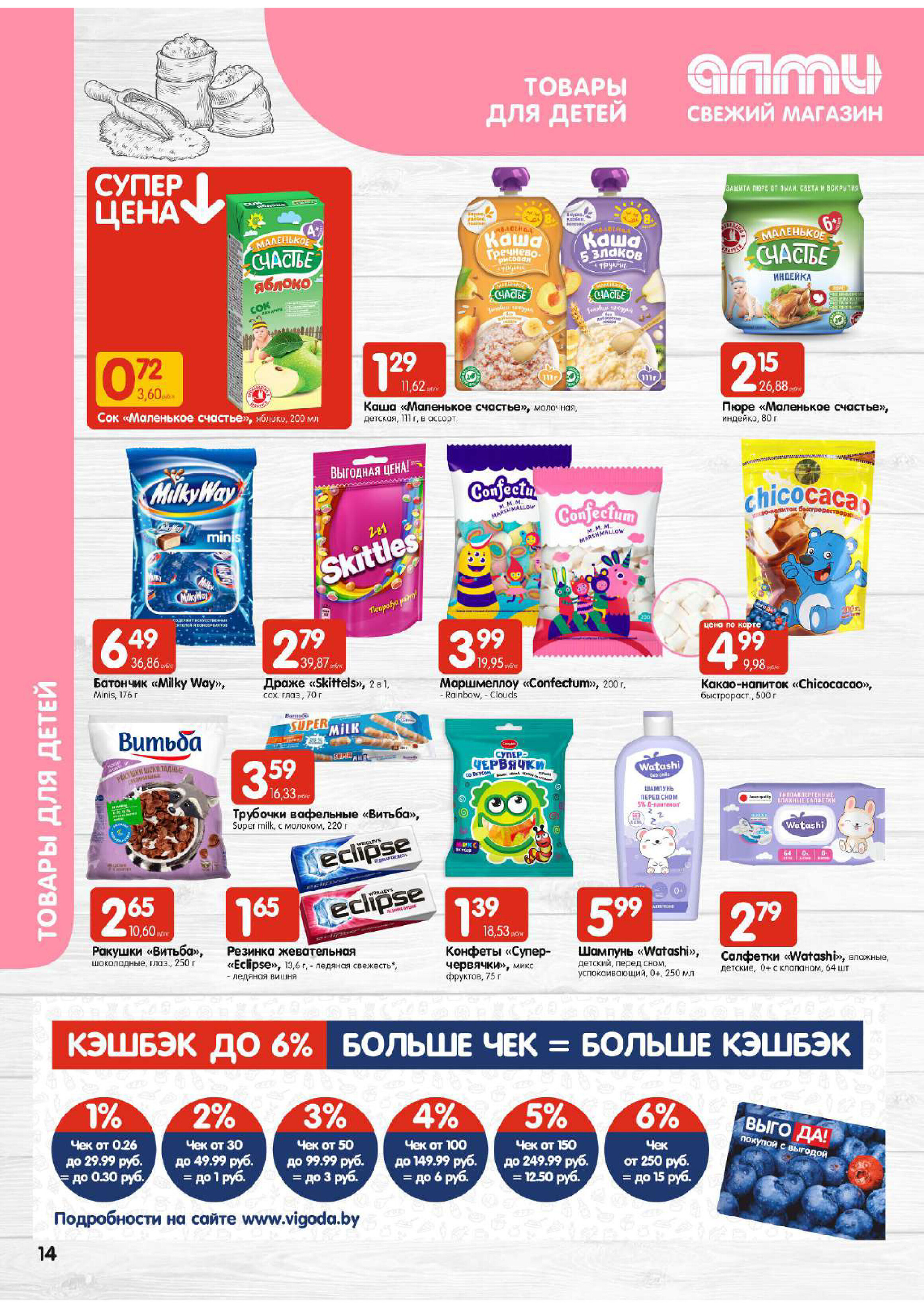 Акции и скидки в супермаркетах "Алми" в марте 2024 года (с 21 по 27 марта)