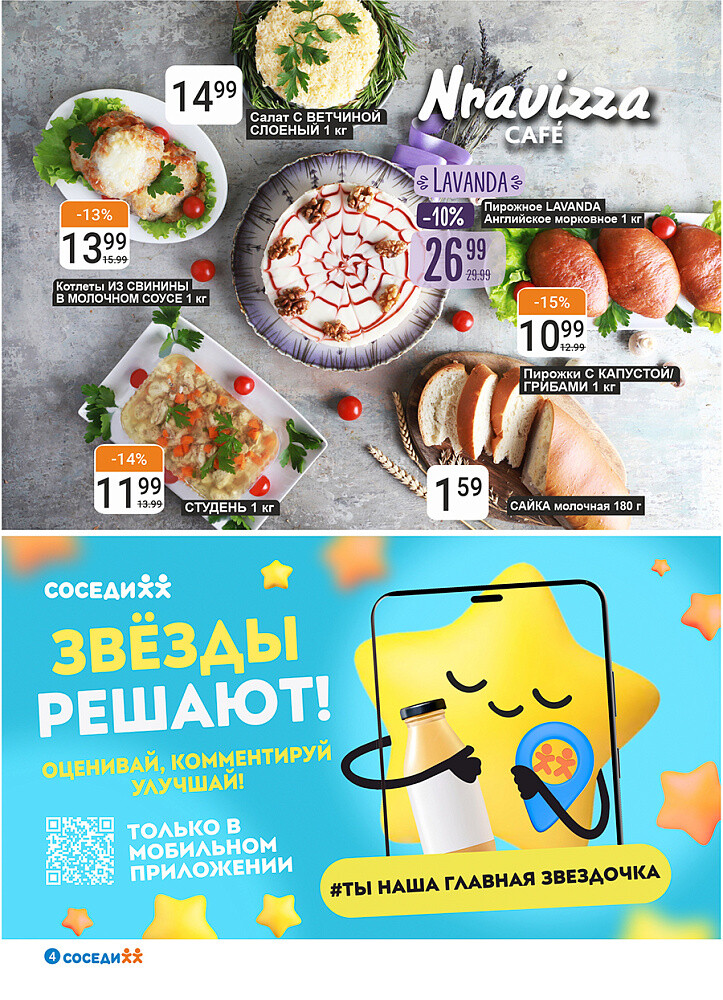 Акции и скидки в магазинах "Соседи" в сентябре 2025 года (с 17 по 30 сентября)