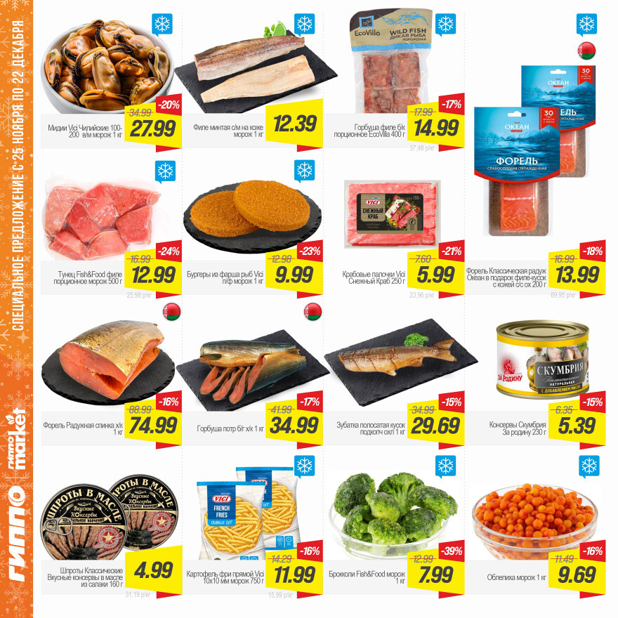 Акции и скидки в "Гиппо" в ноябре-декабре 2025 года (с 25 ноября по 22 декабря)