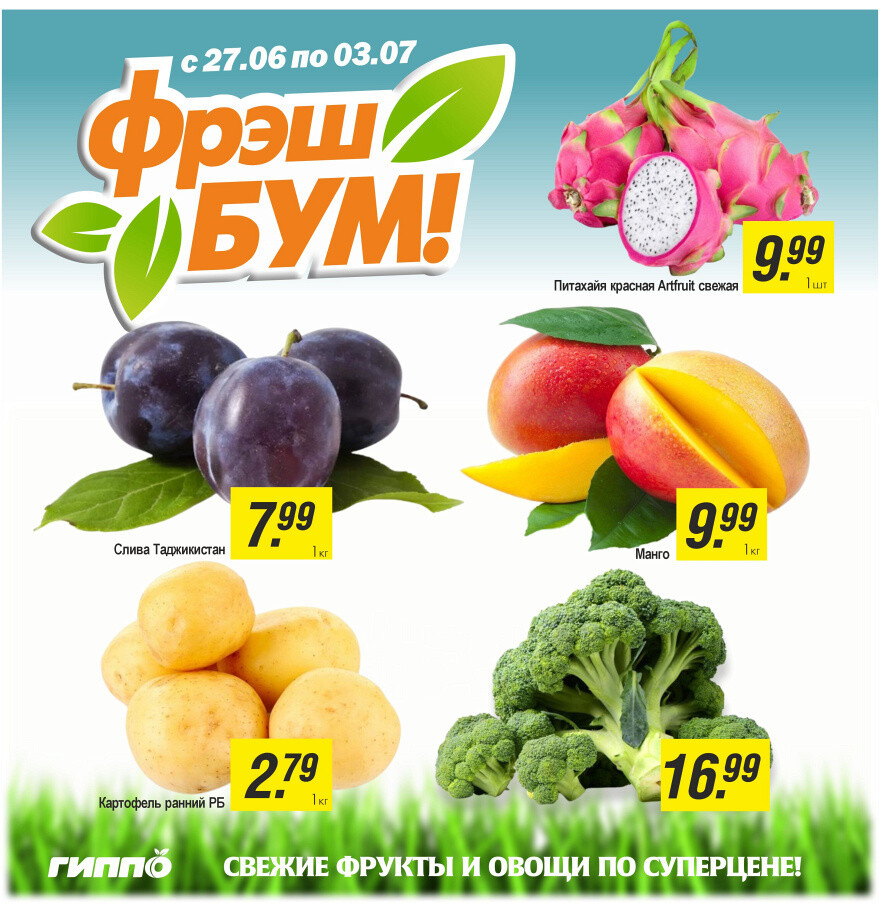 Акции и скидки в "Гиппо" в июне-июле 2024 года (с 27 июня по 10 июля)