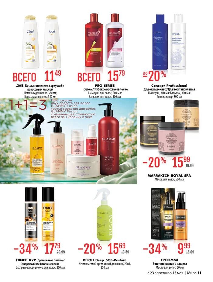 Акции и скидки в "Мила для Дома" в апреле-мае 2026 года (с 23 апреля по 13 мая)