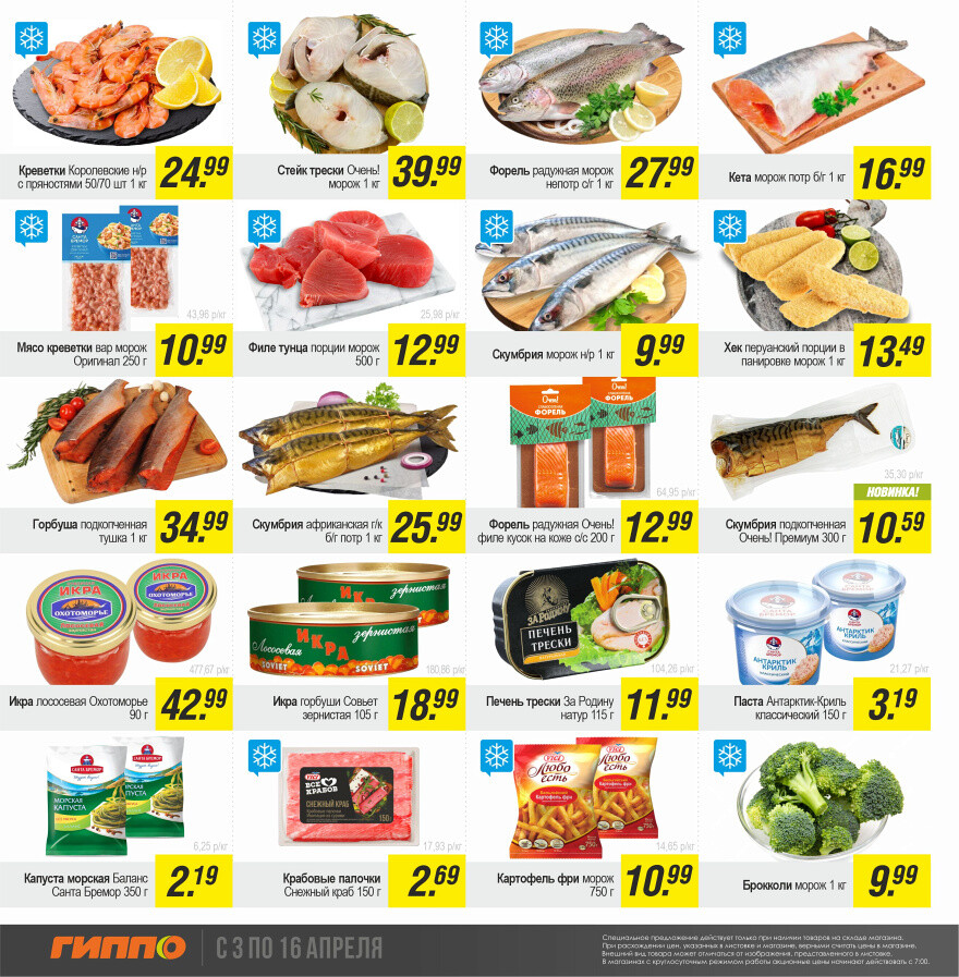 Акции и скидки в "Гиппо" в апреле 2025 года (с 3 по 16 апреля)