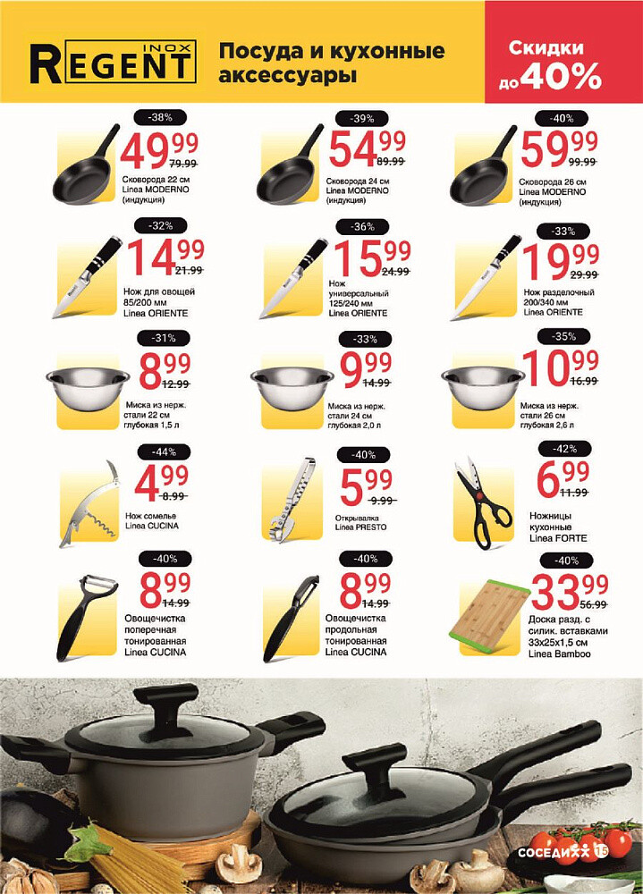 Акции и скидки в магазинах "Соседи" в мае 2025 года (с 7 по 20 мая)