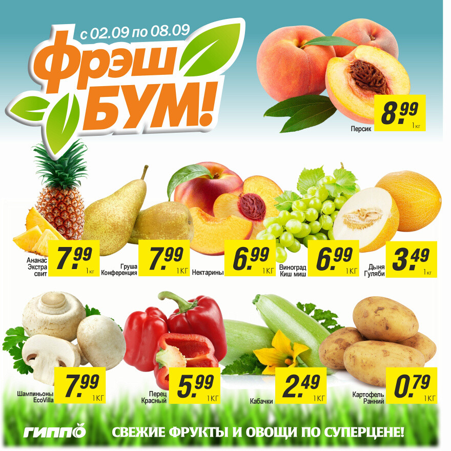 Акции и скидки в "Гиппо" в сентябре 2025 года (с 2 по 29 сентября)