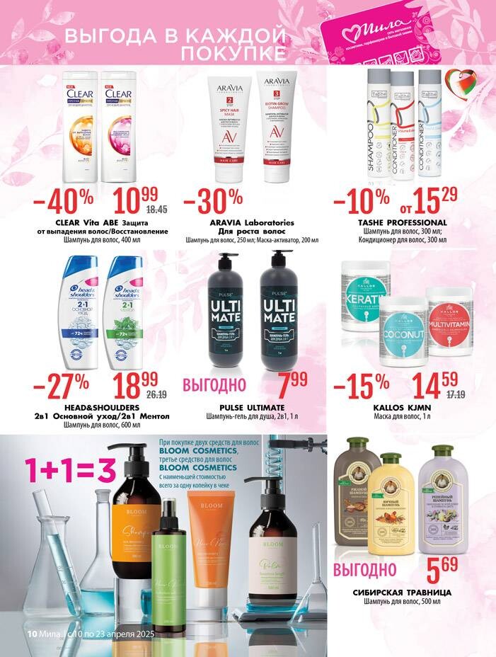 Акции и скидки в "Мила" в апреле 2025 года (с 10 по 23 апреля)