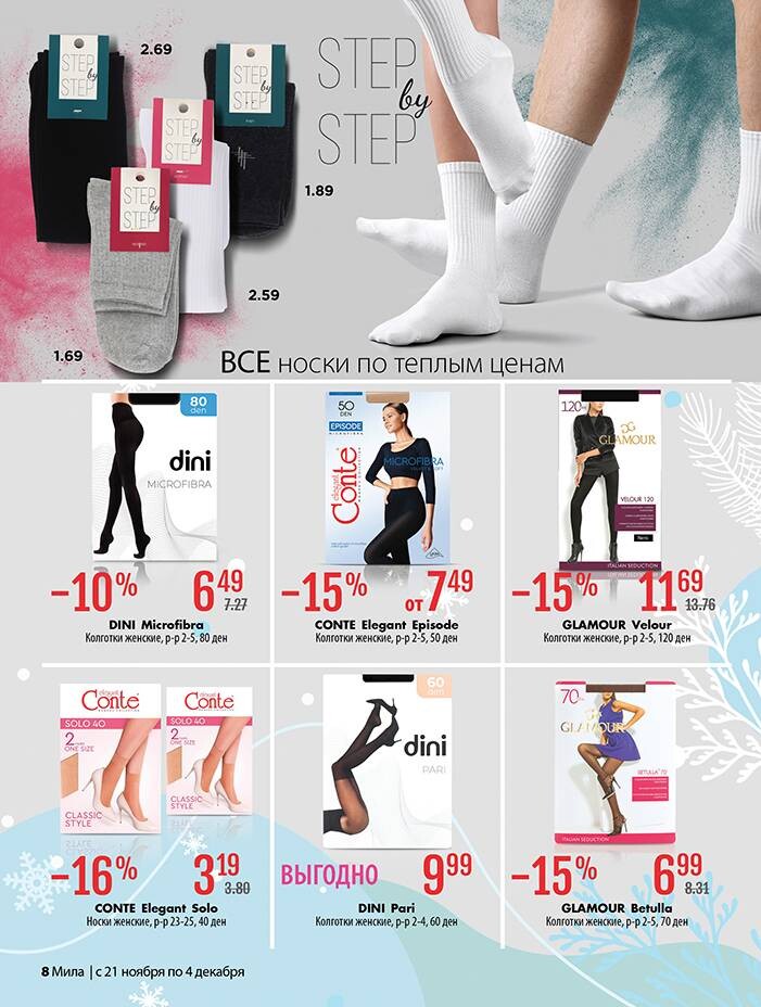 Акции и скидки в "Мила" в ноябре-декабре 2024 года (с 21 ноября по 4 декабря)