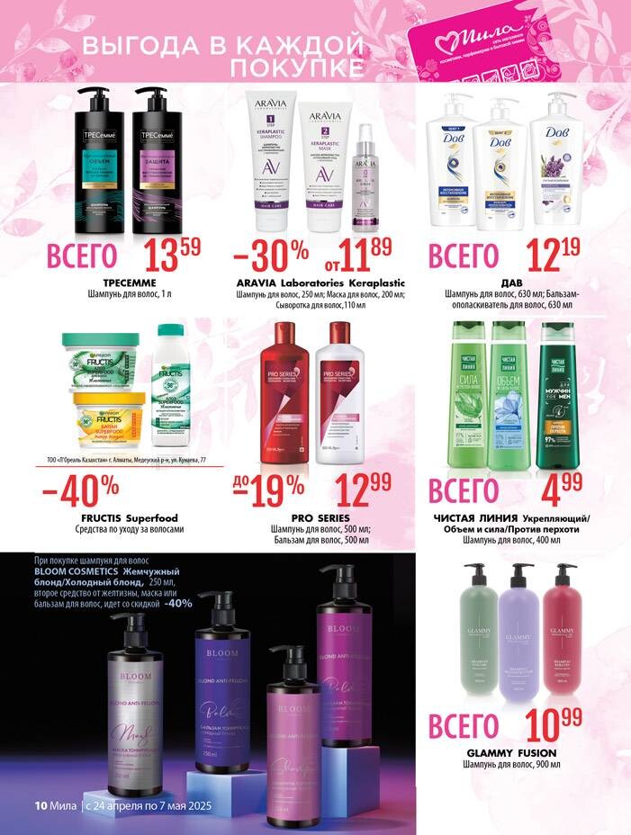 Акции и скидки в "Мила" в апреле-мае 2025 года (с 24 апреля по 7 мая)