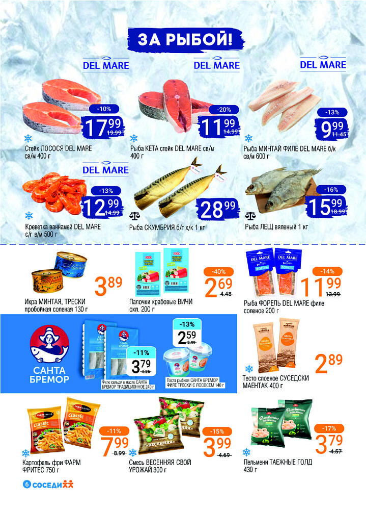 Акции и скидки в магазинах "Соседи" в июле 2025 года (с 2 по 15 июля)