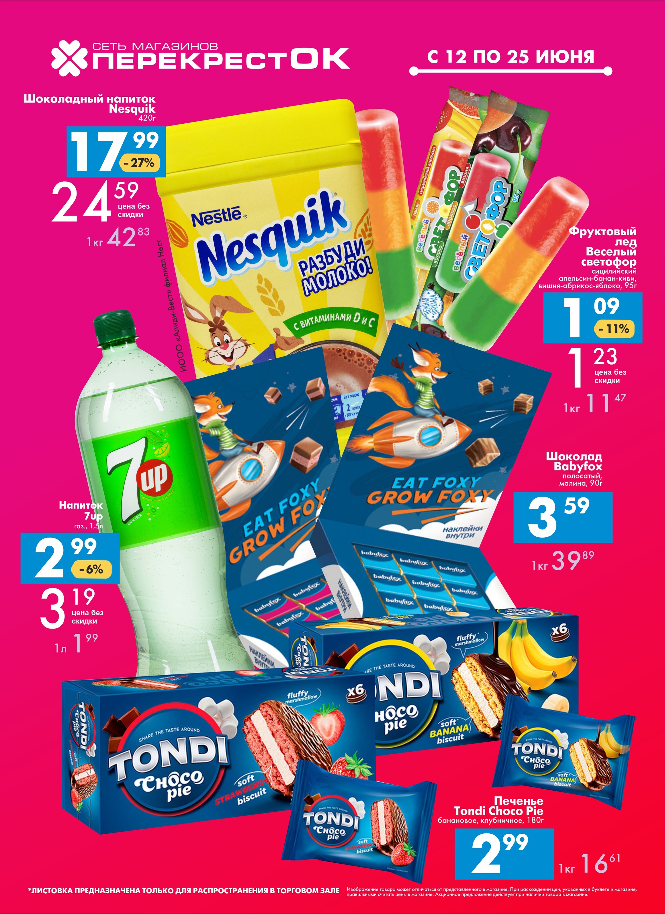 Акции и скидки в магазинах "Перекресток" в июне 2024 года (с 12 по 25 июня)