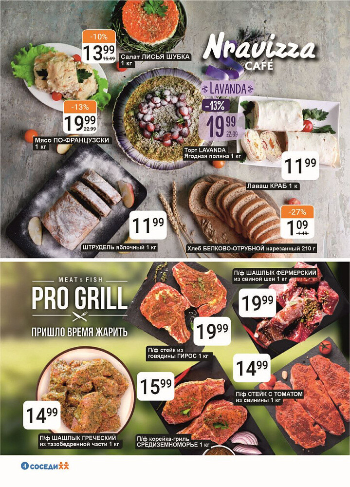 Акции и скидки в магазинах "Соседи" в мае 2025 года (с 7 по 20 мая)